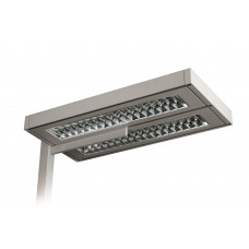 Büro-Stehleuchte mit direktem und Indirektem Licht